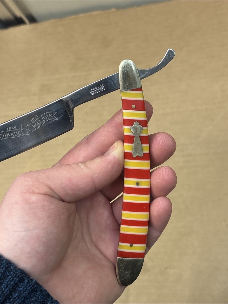 Schrade Walden 65th 2011 Razor Blade Candy Stripe