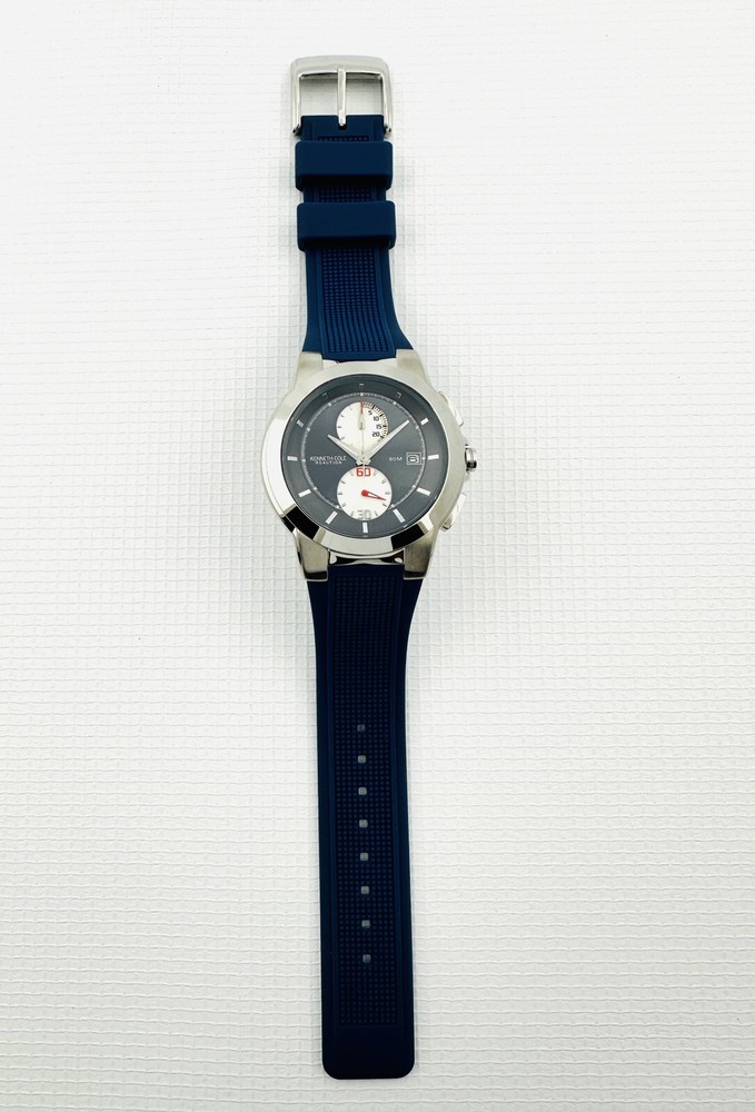 Kenneth Cole Strap , KC1390 , Blue Rubber Strap , Kenneth Cole watch strap ,
