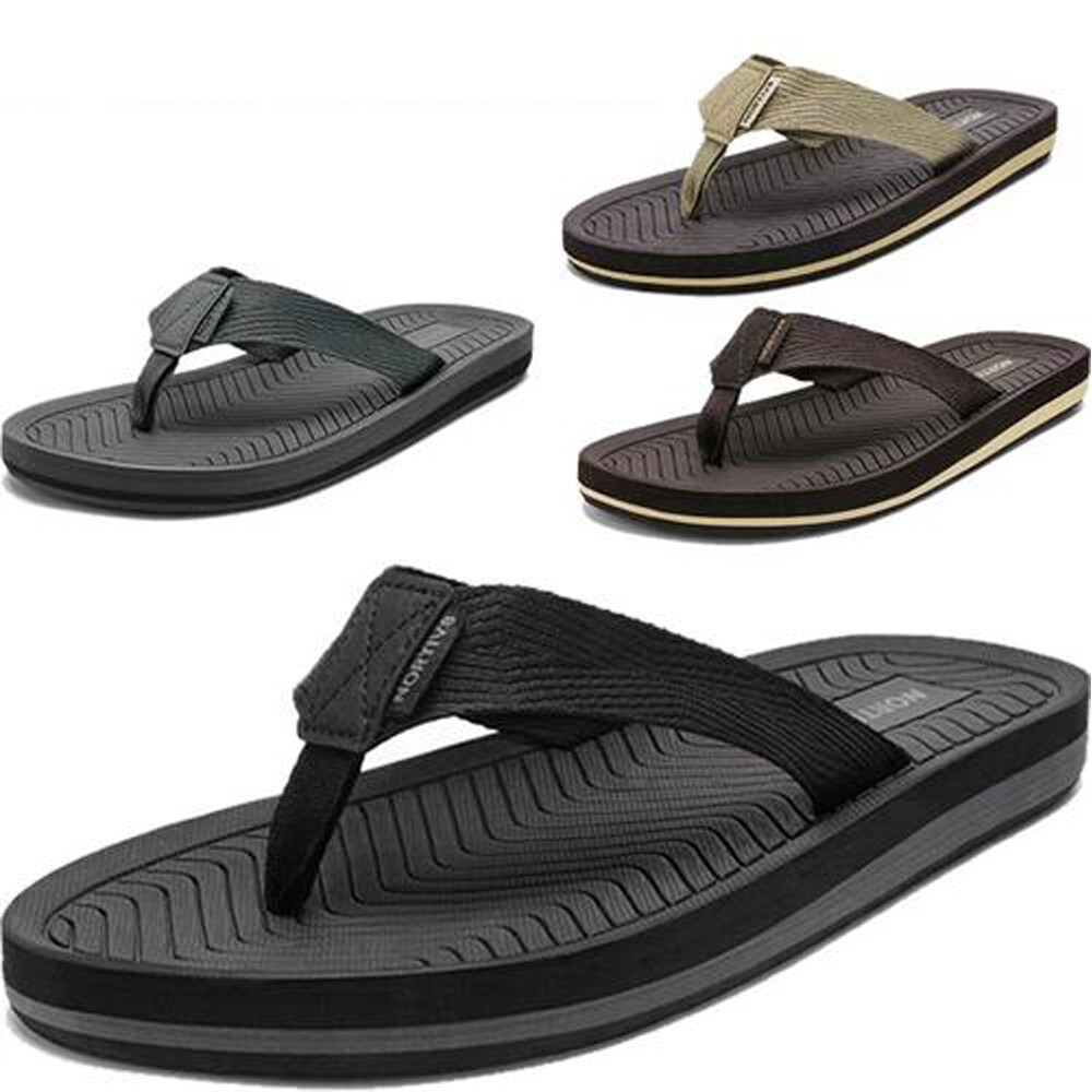 Men's Flip Flops Beach Sandals Lightweight EVA Sole Comfort Thong Sandals