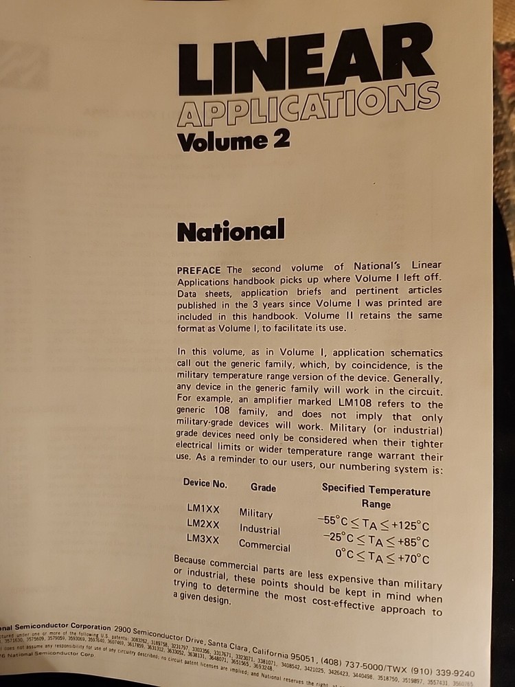 Linear Applications Handbook 2