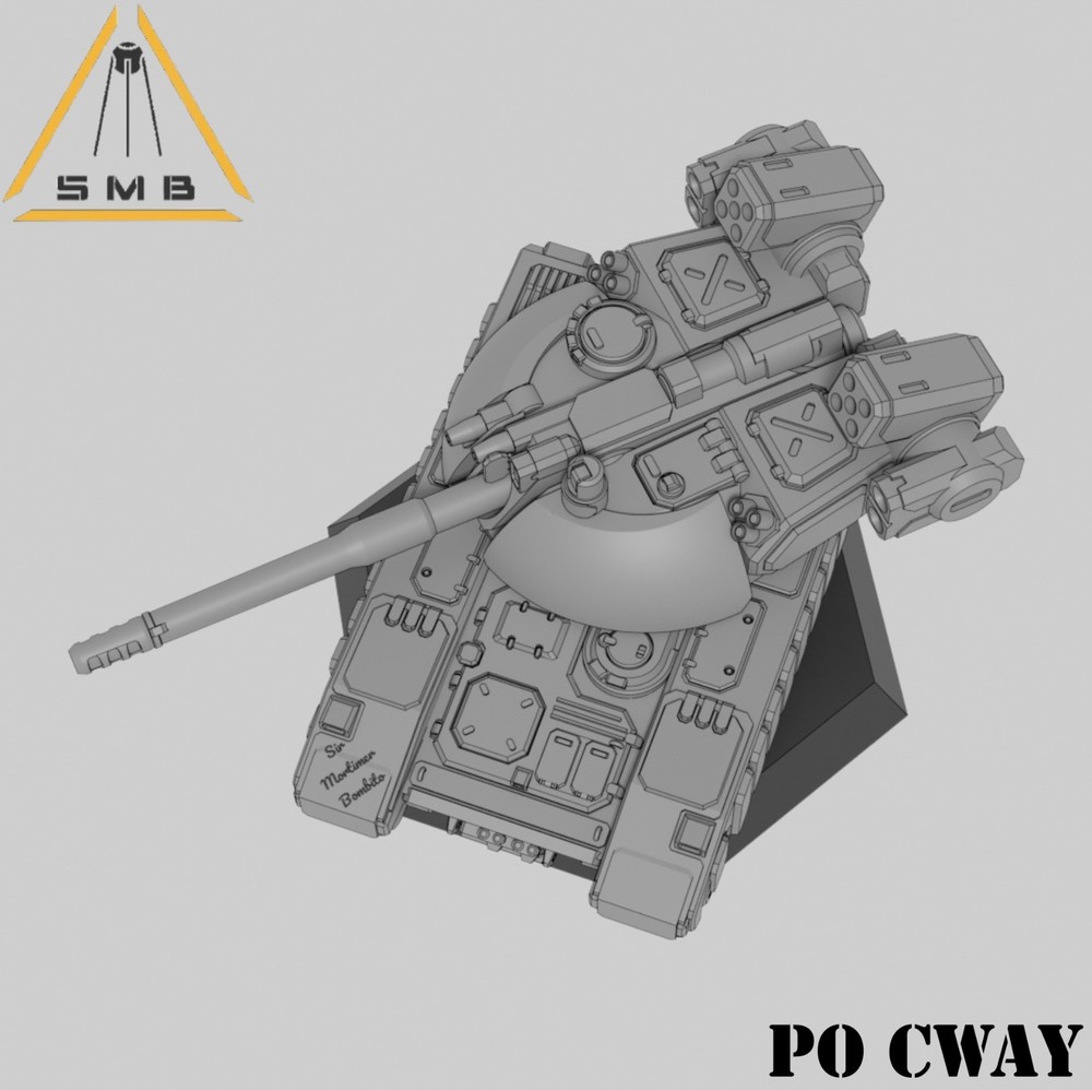 CWAY - 6mm Sir Mortimer Tank x2
