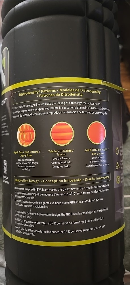 Trigger Point Performance TPT-GRDBW The Grid Black Foam Roller - Black