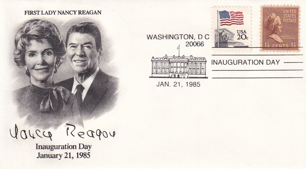 STAMP US SCOTT 1894, 805 "Reagan Inauguration Day" 20 CENT ENVELOPE - I