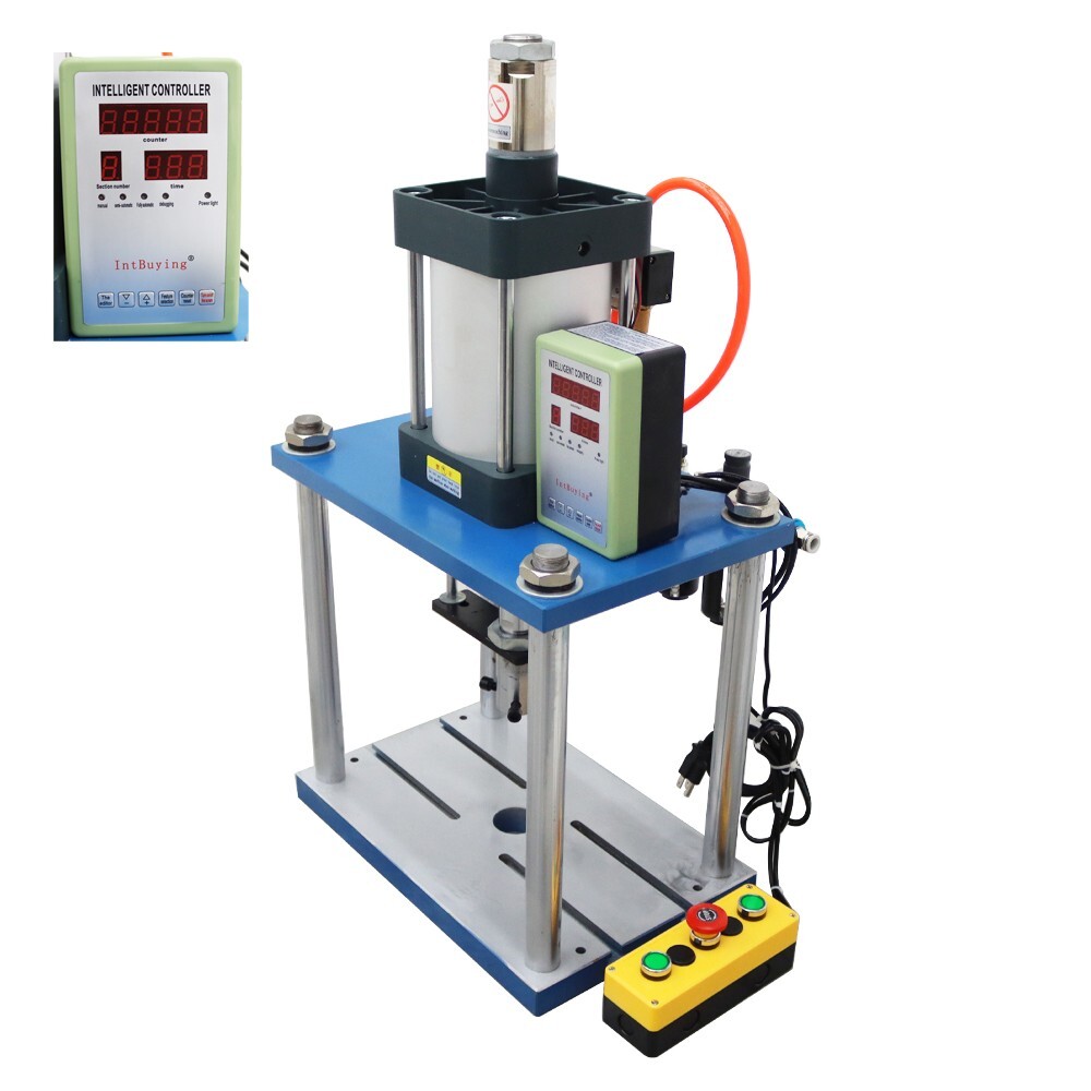110V Pneumatic Punch Press Machine 2866lbs 4 Columns with Controller