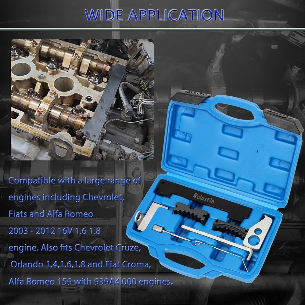 Engine Camshaft Tensioning Locking Alignment Timing Belt Tool Kit for Chevy...