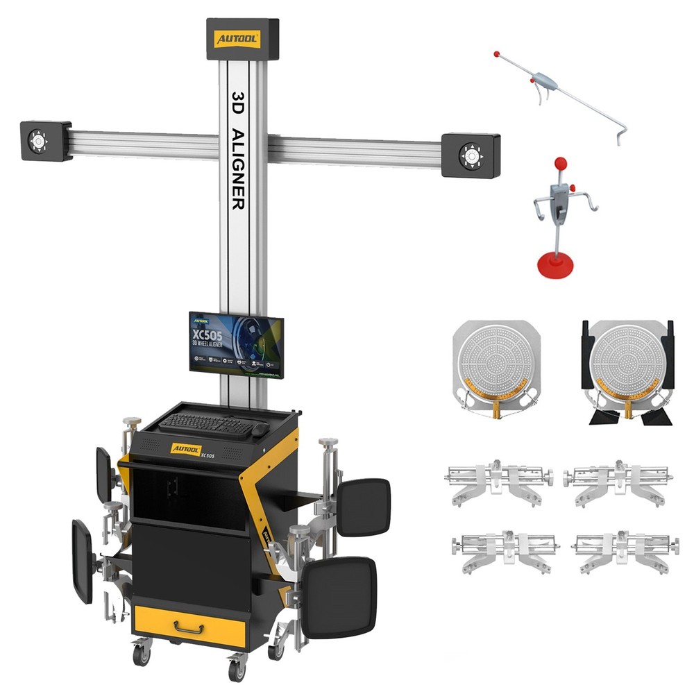 AUTOOL 3D Wheel Alignment Machine Fully Automatic Tire Wheel Aligner Alignment