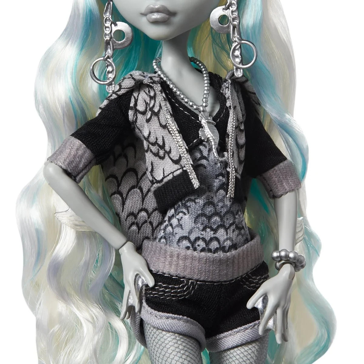 Monster High Reel Drama Black and White Lagoona Blue Doll 2025 NEW READ DESC