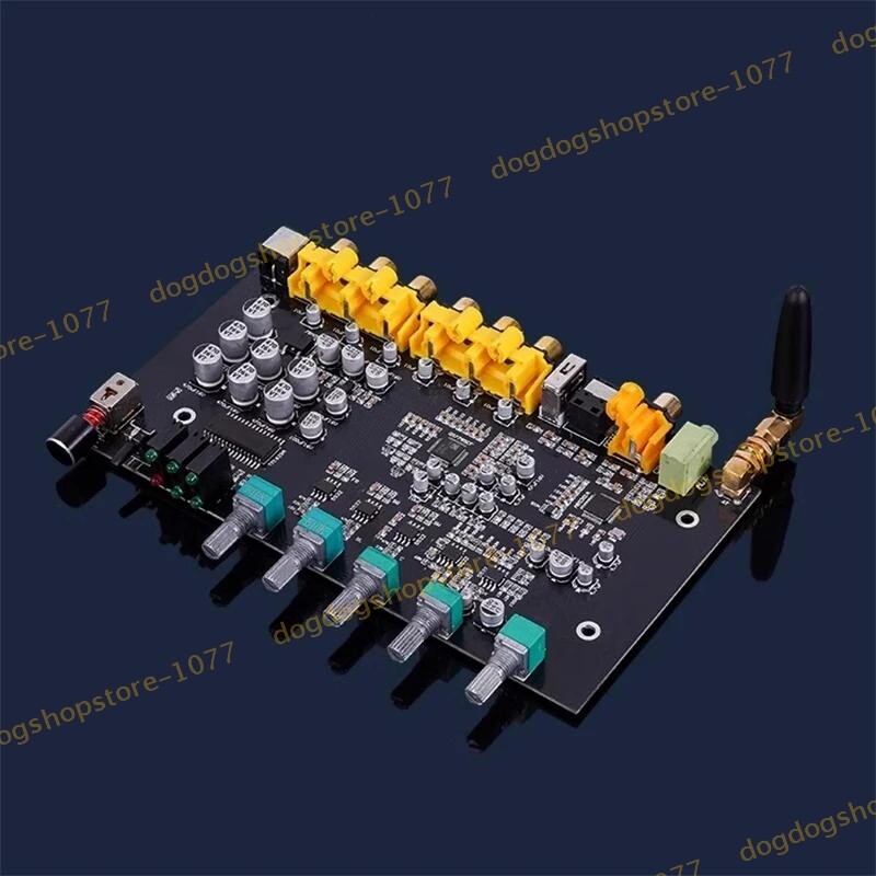 Preamp Decoder DT03 Audio Player Bluetooth/USB/Optical Fiber/Coaxial/AUX 5.1CH