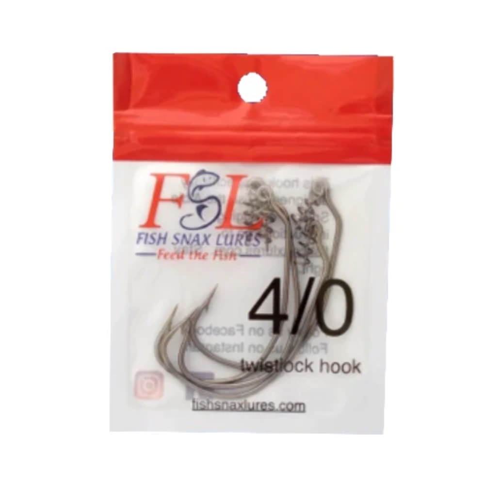 Fish Snax Lures Twistlock Hooks