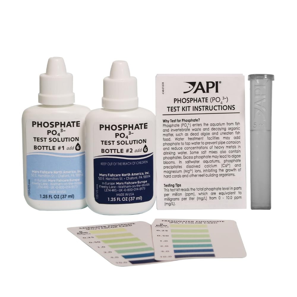 API 90-Test Nitrate & 150-Test Phosphate Freshwater Aquarium Test Kit