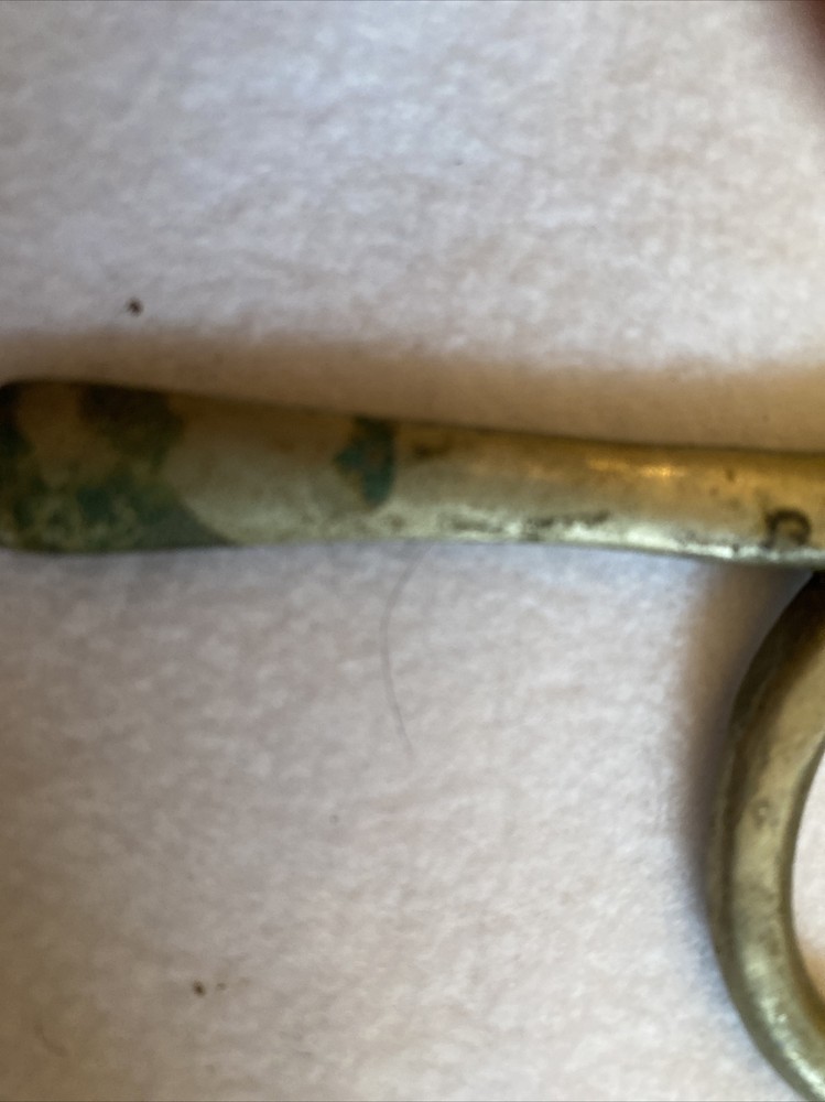 Half cheek snaffle bit Nickel