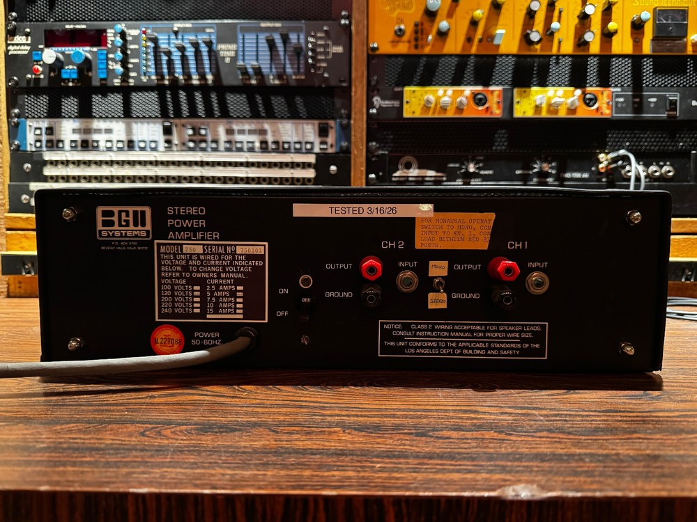 BGW Model 250 Stereo Amplifier