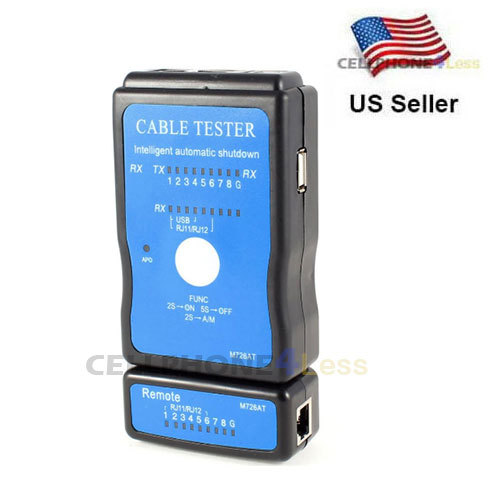 RJ45 RJ11 Printer USB LAN Network Cable Tester