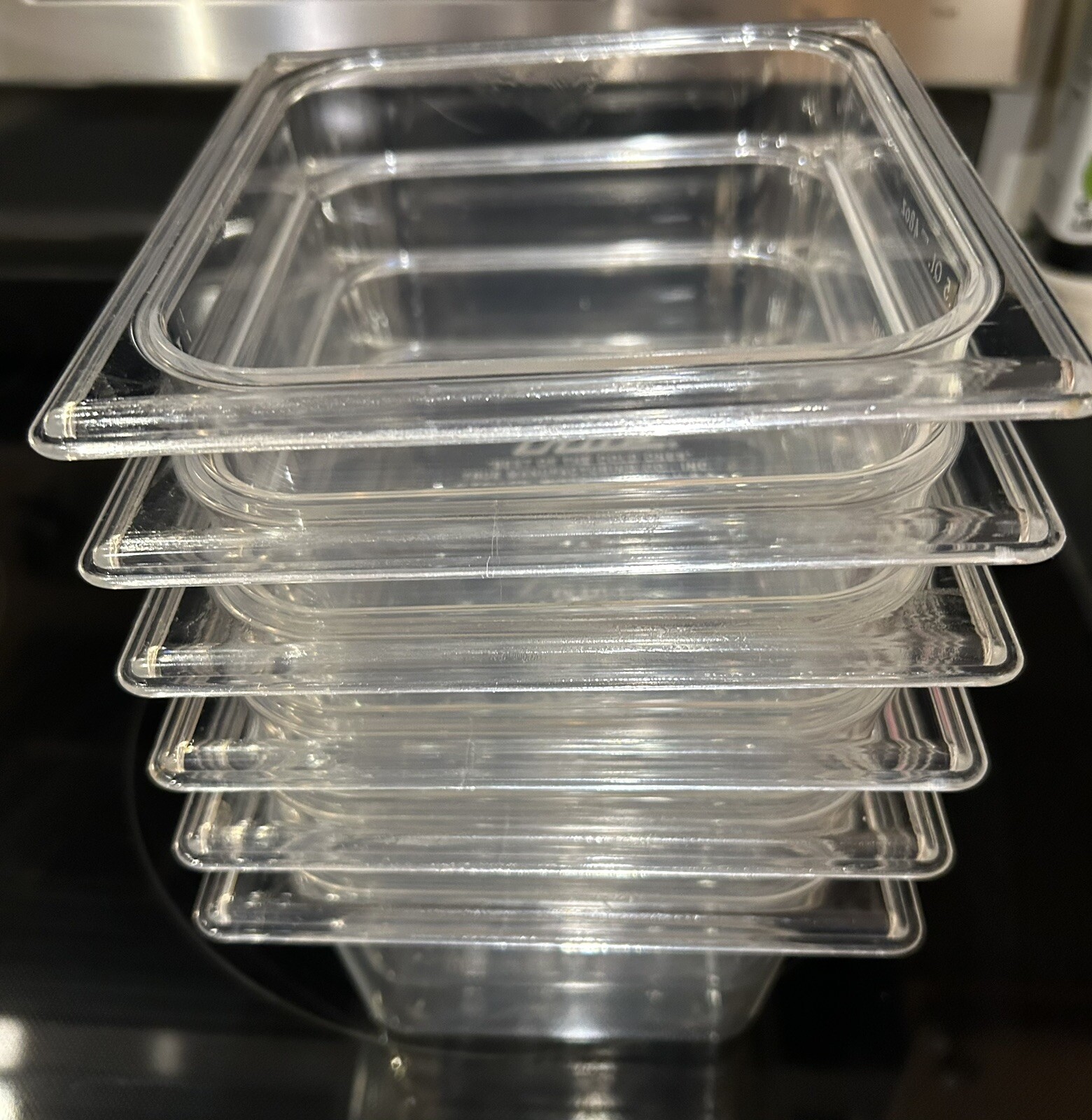 42 Each True Clear Food Pan 1/6 Size 4” Deep NSF Commercial Prep Polycarbonate