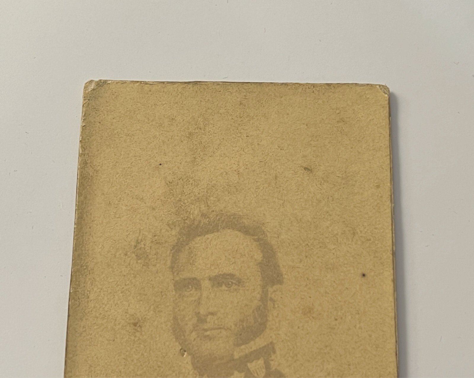 CIVIL WAR CONFEDERATE GENERAL THOMAS STONEWALL JACKSON SIGNED PHOTO CDV CARD HTF