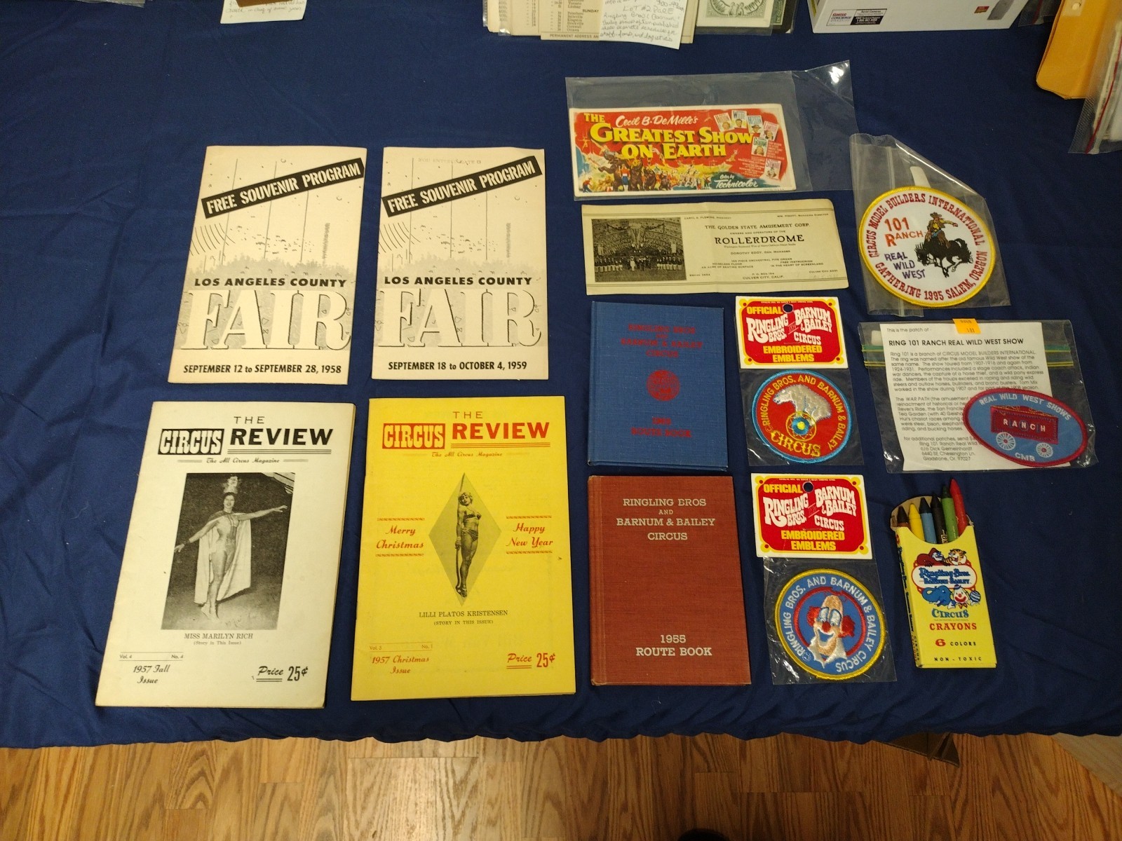 Lot#13 Ringling Bros. B&B Vintage Circus Memorabilia Some Scarce.