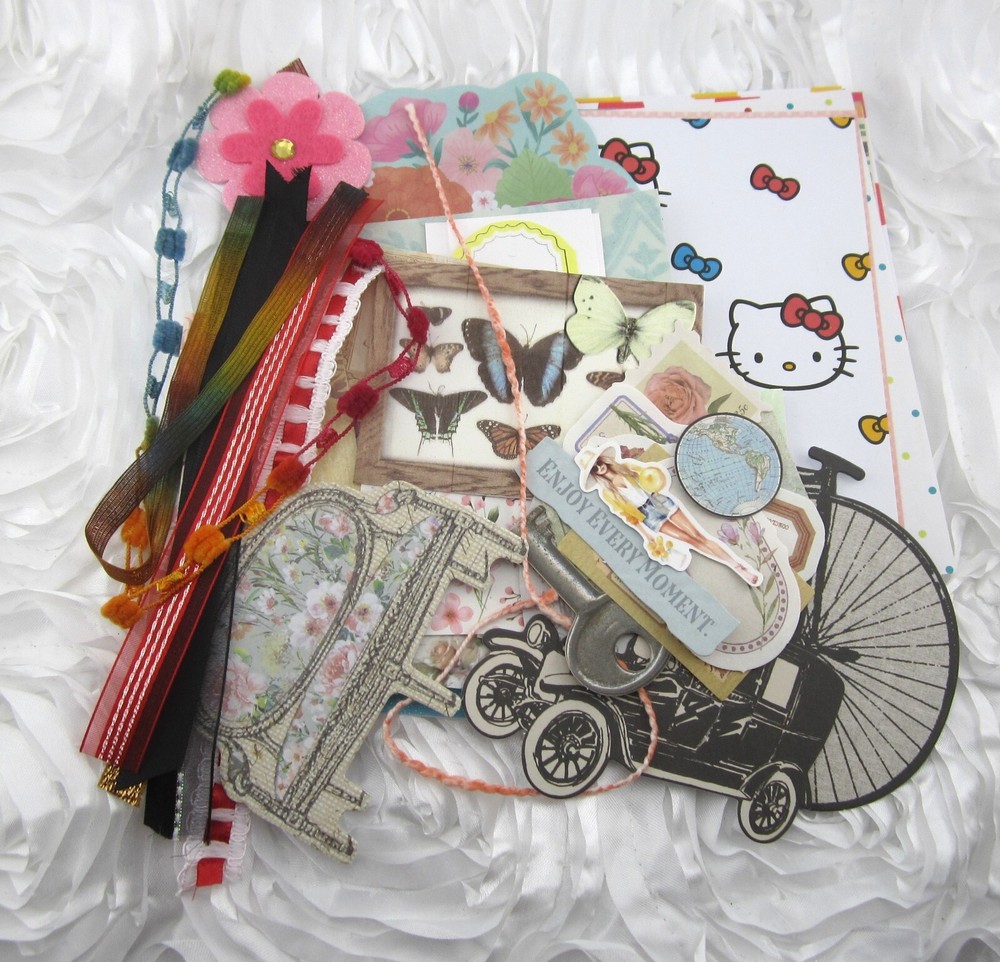 junk journal ephemera 50+ Piece Lot