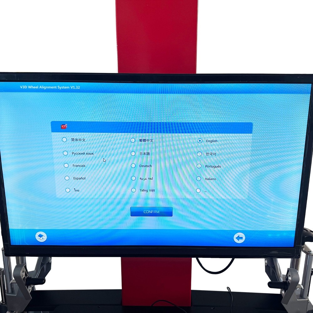 110v Wheel Alignment Machine Automatic Wheel Position Recognition Car Wheel