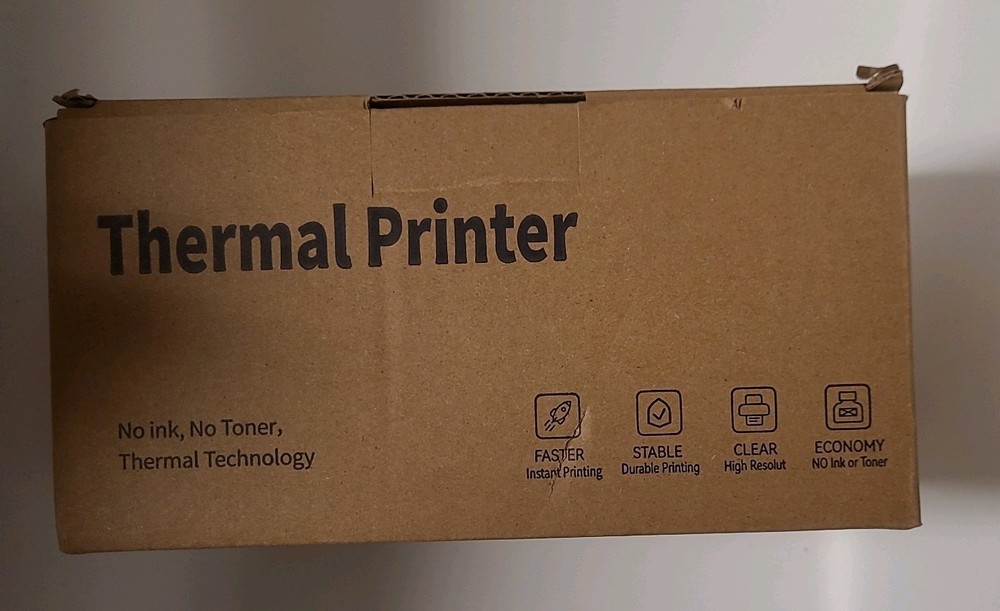 KMAON THERMAL PRINTER - Y41BT LABEL PRINTER BLACK