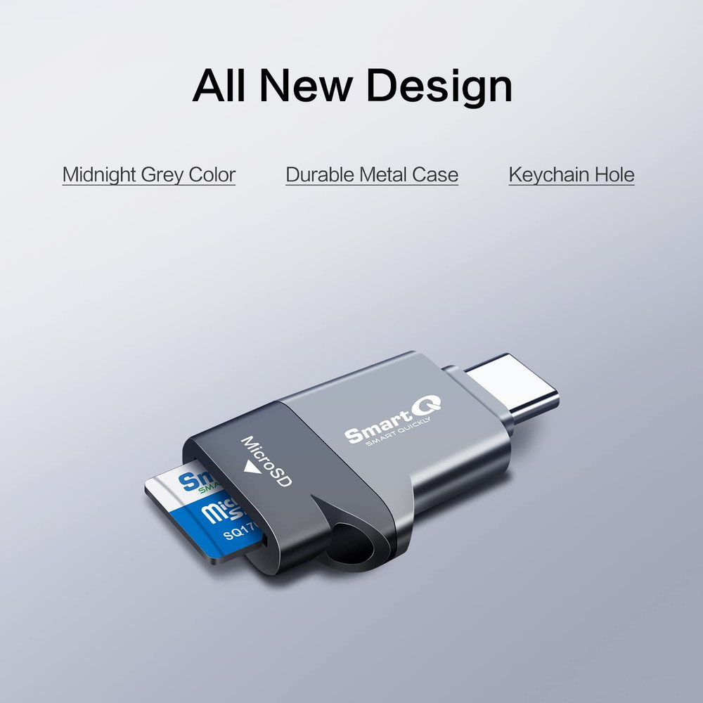 C356 Type-C MicroSD Card Reader with USB 3.0 Super Speed Technology Supports...