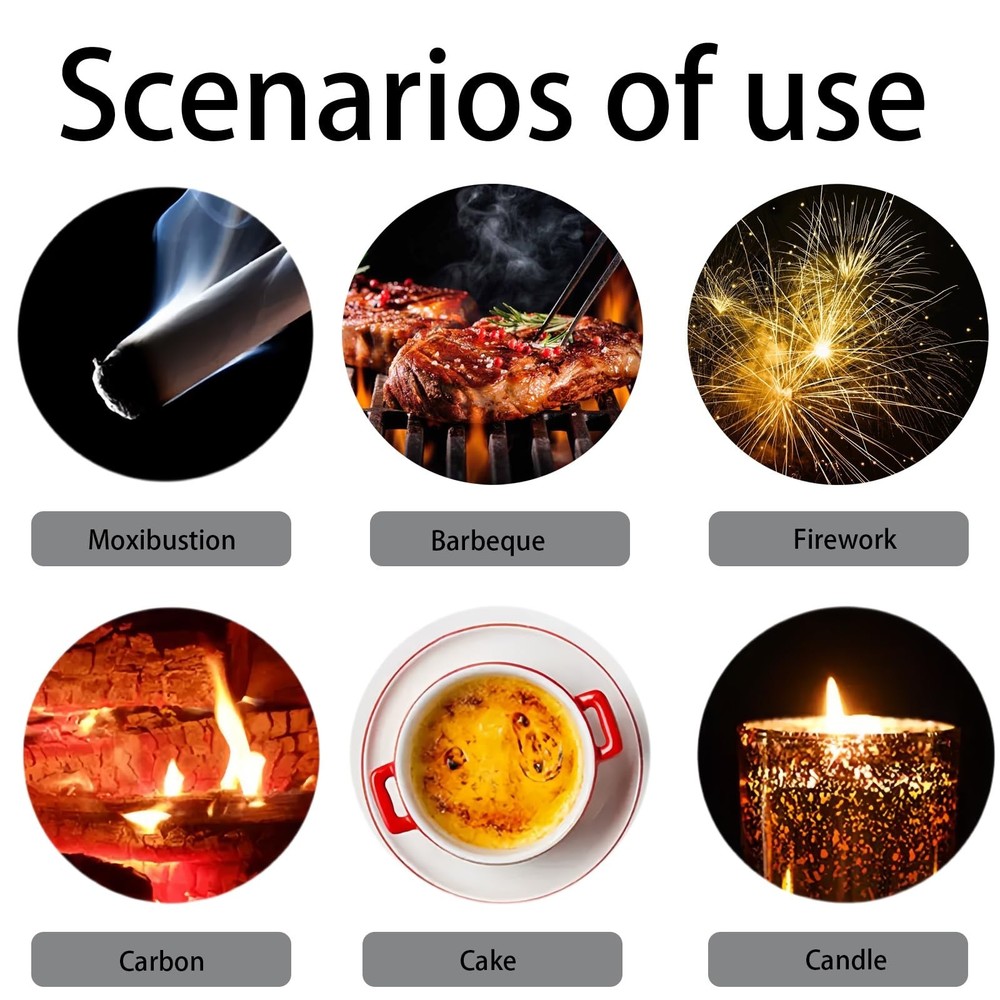 Permanent Match Lighter, Personalized Keychain Lighter, Compact and Portable,...