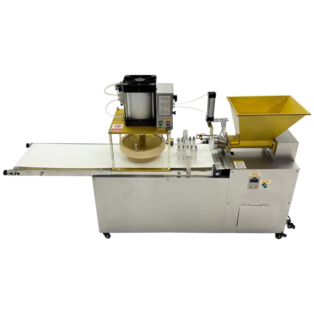 Full-automatic Pneumatic Dough Divider & Pancake Press Machine 110V 60Hz