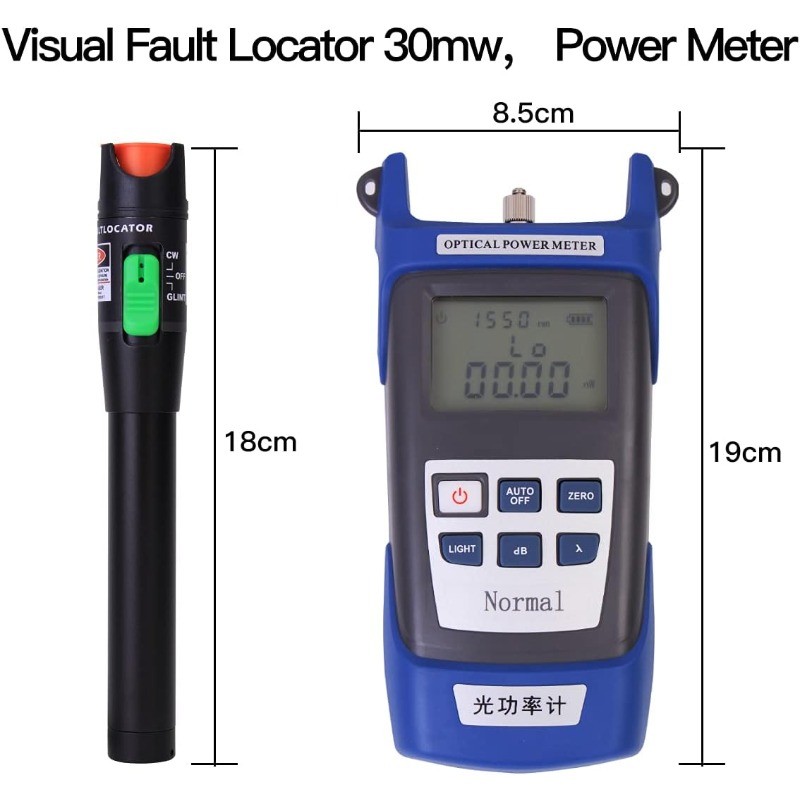 Fiber Optic Termination Tool Kit - 9 in 1 Assembly FTTH tool kit