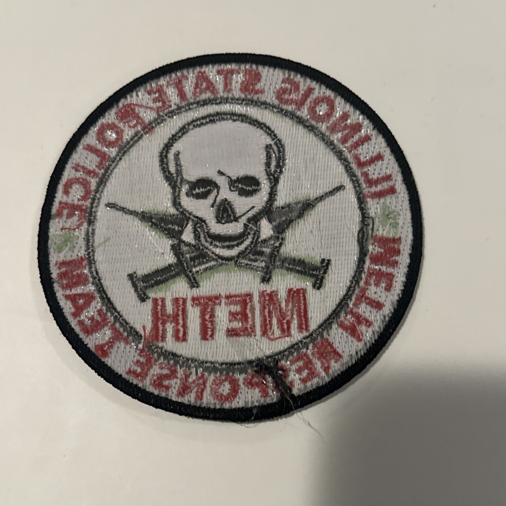 Illinois State Police Meth Response Unit Shoulder Patch ISP