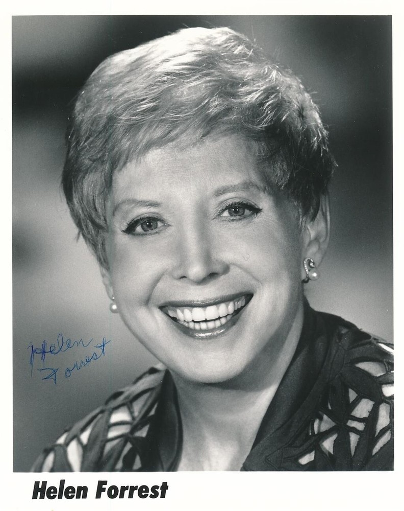 Helen Forrest- Signed B&W Photograph
