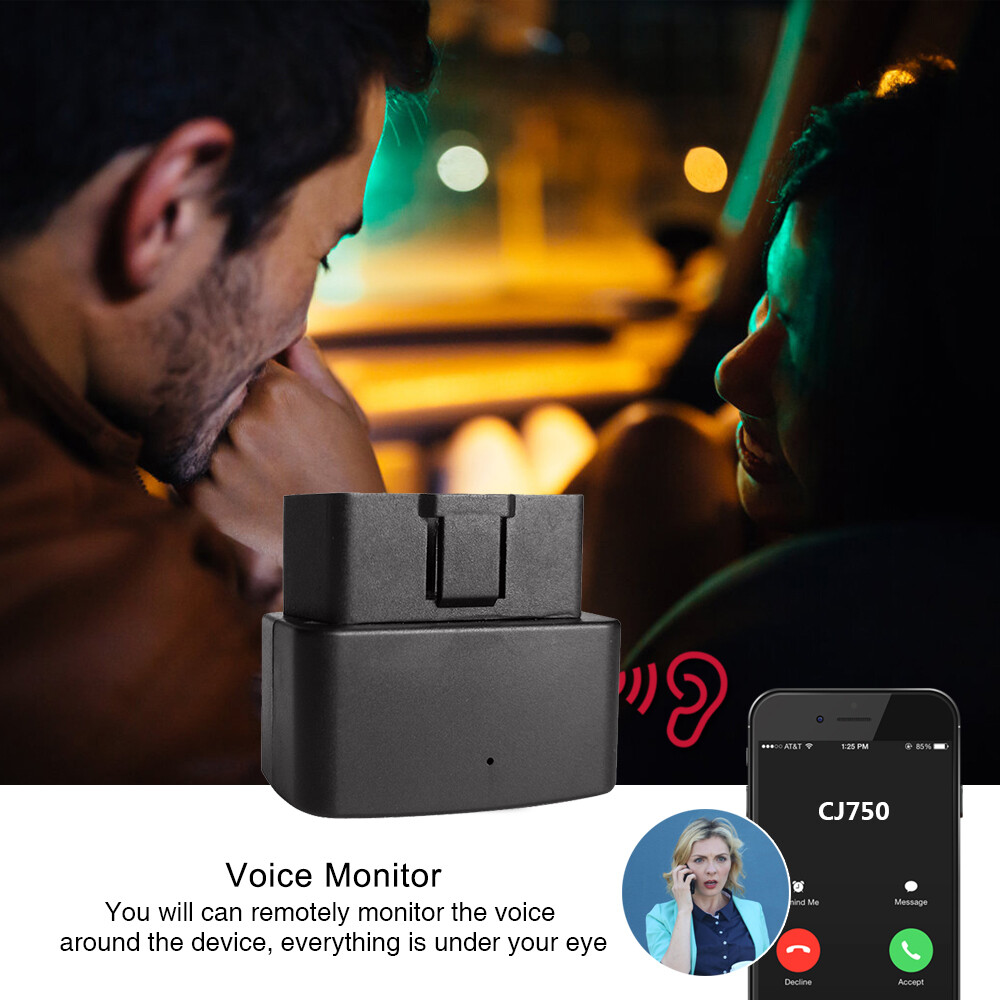 OBD GPS GPRS Car Tracker Real Time Device Locator LED Indicator Remote