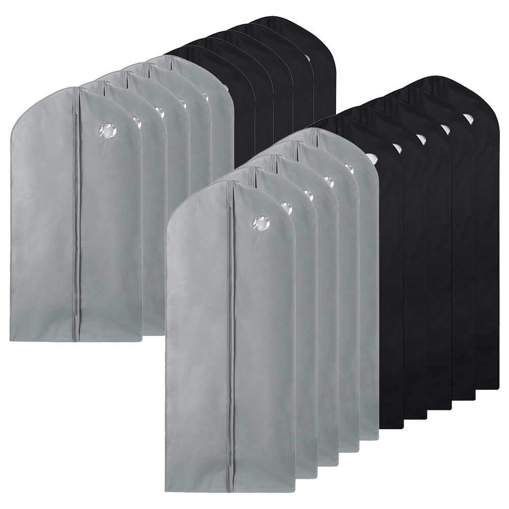 10x Garment Bag Suit Storage Cover Travel Dustproof Protector