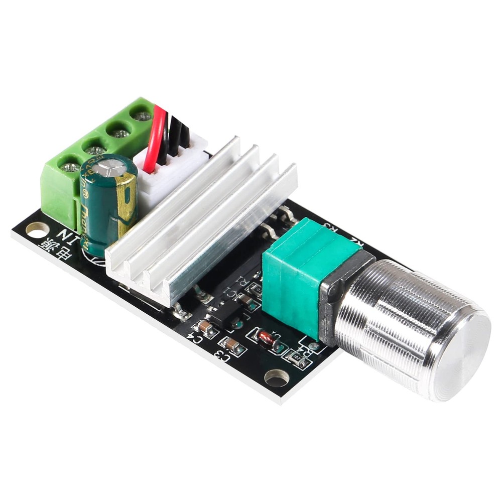 2 PCS 6V-28V 3A 80W DC Motor Speed Controller Adjustable PWM Reversible