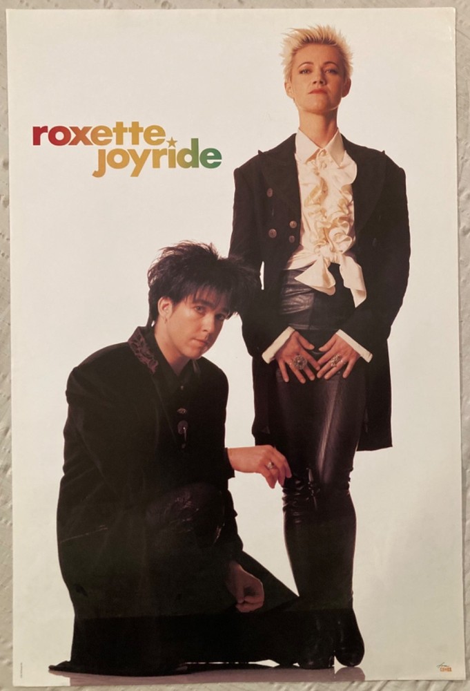 Roxette 1991 Promo Poster Joyride Z