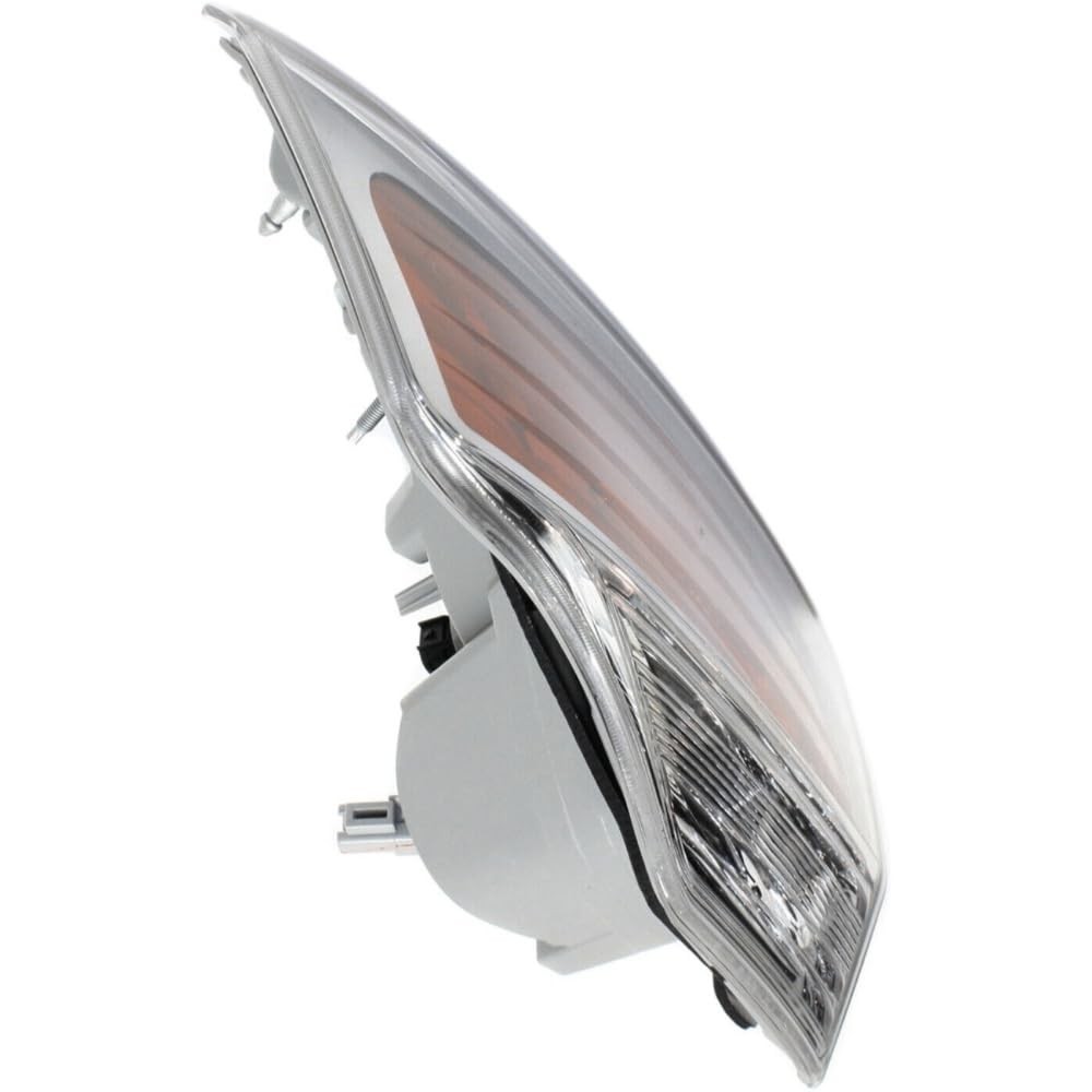 2pcs Taillight Driver Passenger Inner Outer Red Clear Lens Chrome Housing
