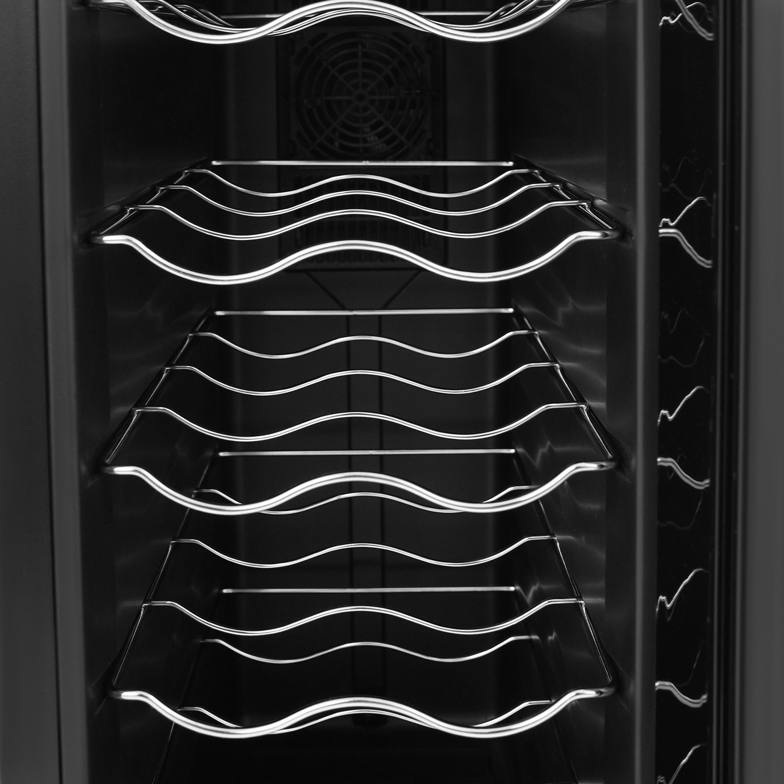 Wine Fridge 12-bottle Champagne Wine Fridge Bars Wine Cooler Refrigerator Black