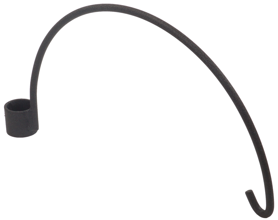 Shepherd's Hook hanger for EZ Anchor pole support system easy garden install