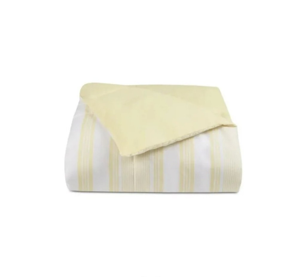 Martha Stewart Essentials Down Alternative (Yellow) Plaid Reversible Comforter,
