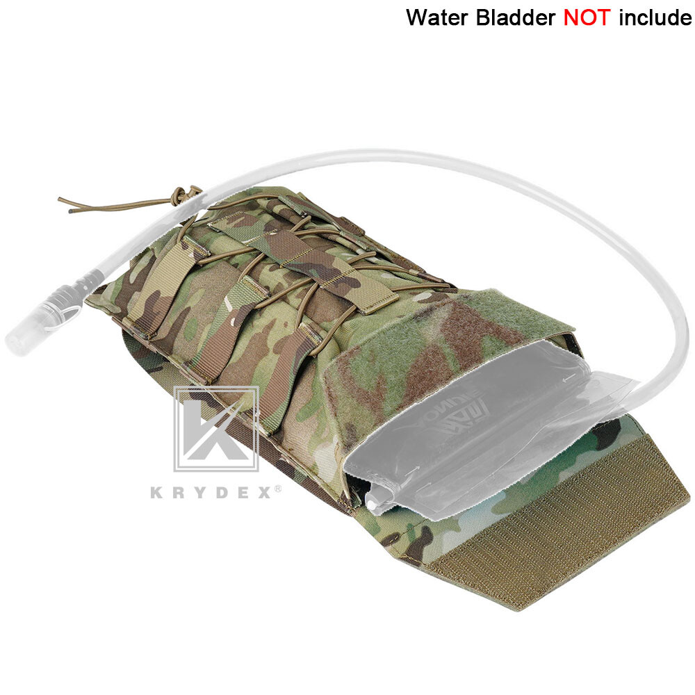 KRYDEX Hydration Carrier Modular Pack Outdoor MOLLE BACK Panel for Tactical Vest