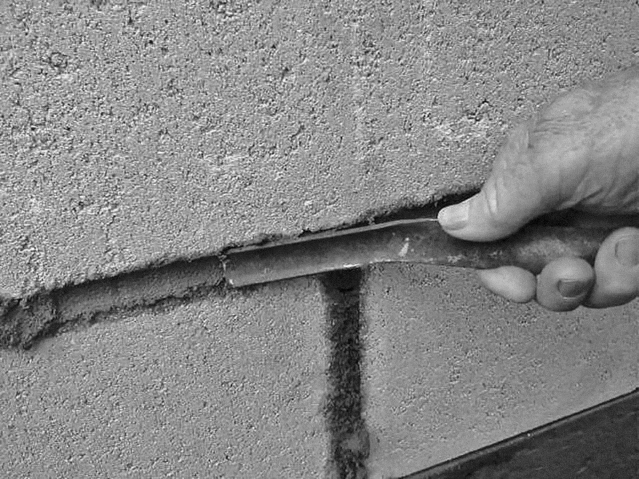 Masonry Fork & Compacting Trowel. Cement Block and Brick Joint Spacer Tool.