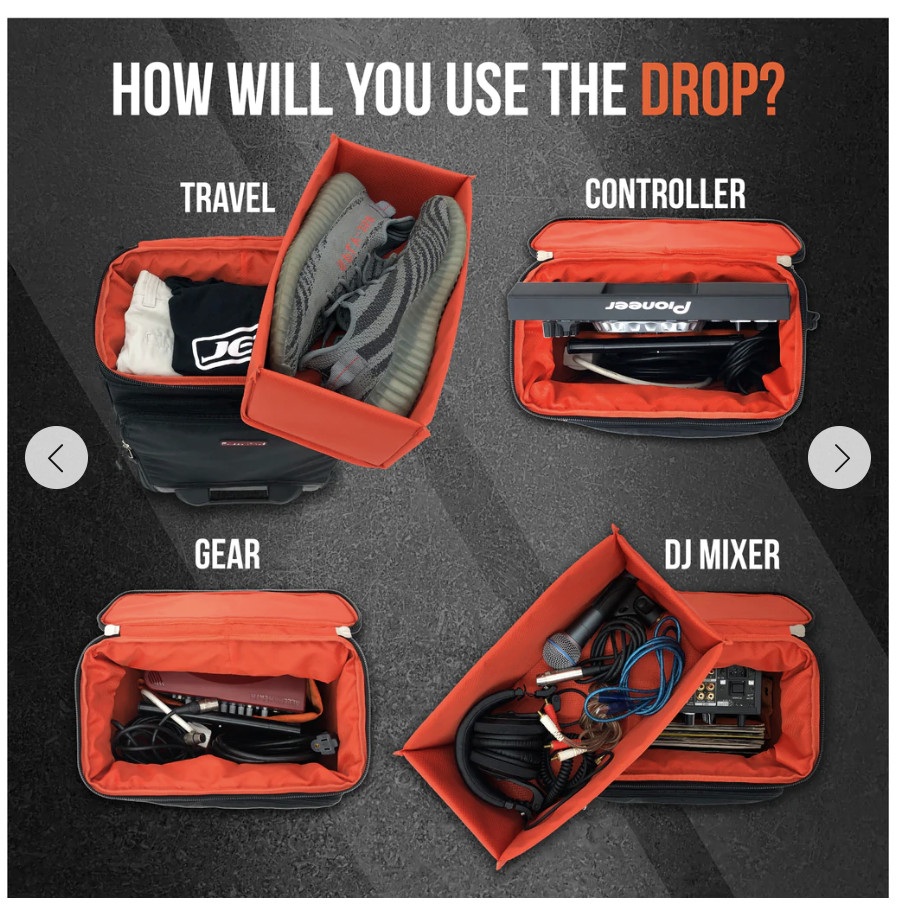 JetPack DJ Drop System Includes Drop Roller Bag + Snap Backpack