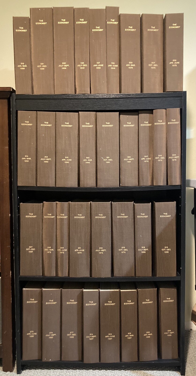 Stunning Bounded The Economist Magazine (Multiple Selections) 1927-1998