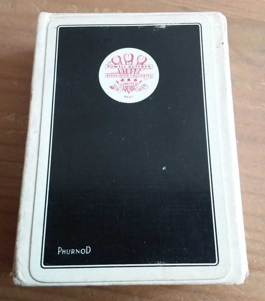 Welsh Coal Mining. Powell Duffryn Associated Collieries Playing Cards 1930s/40s