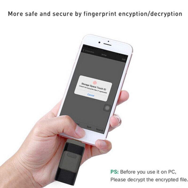 512GB 32GB USB Flash Drive External Storage Memory Stick For iPhone iPad Android