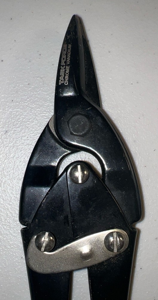 Task Force Aviation Snips - Chrome Vanadium - Yellow/Black Handle - 10”