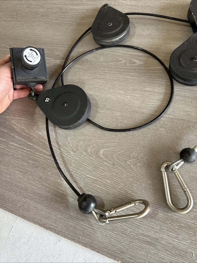 Bowflex Xtreme 2 Bowflex Cable Set 3.5" Pulleys Clips Locking Mounts