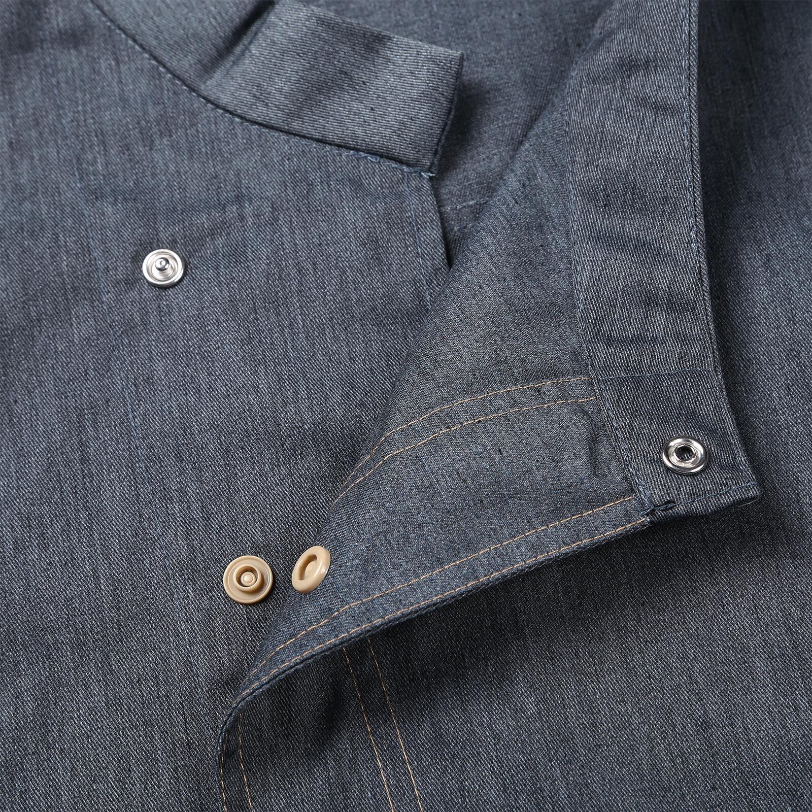 US Mens Chef Coat Jacket Restaurant Kitchen Workwear Cooking Baking Uniforms