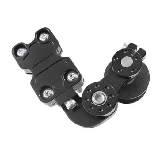 Motorcycle Modified Chain Adjuster Tensioner Wheel Chain Automatic Black