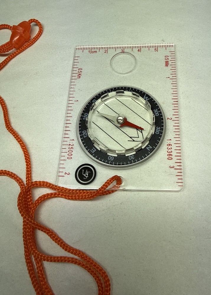 2 Compass Airguide Thermometer Whistle Magnifier UST Map Navigation Survival