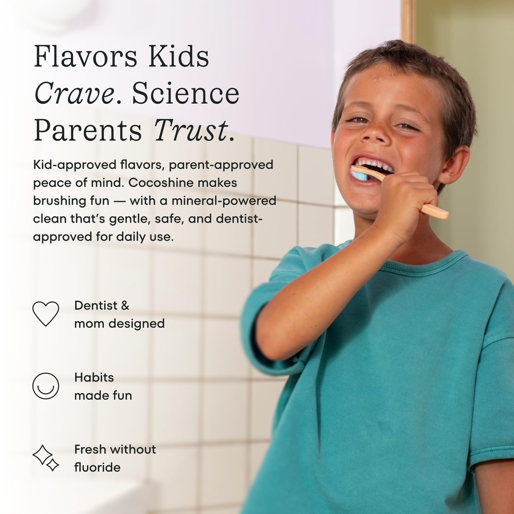 Cocoshine Teeth Whitening Toothpaste by Cocolab, Nano-Hydroxyapatite Toothpas...