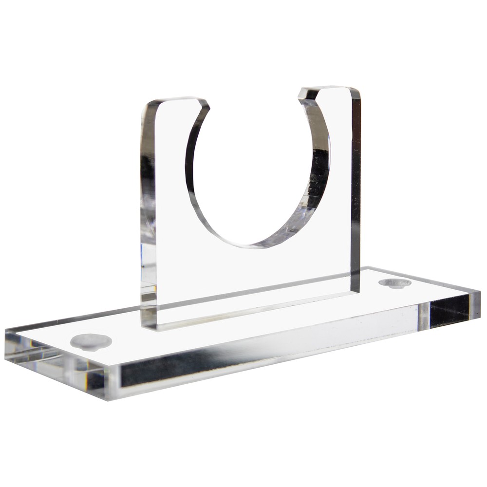 Clear Acrylic Vertical Standard Single Baseball Bat Wall Mount Bracket (A052)
